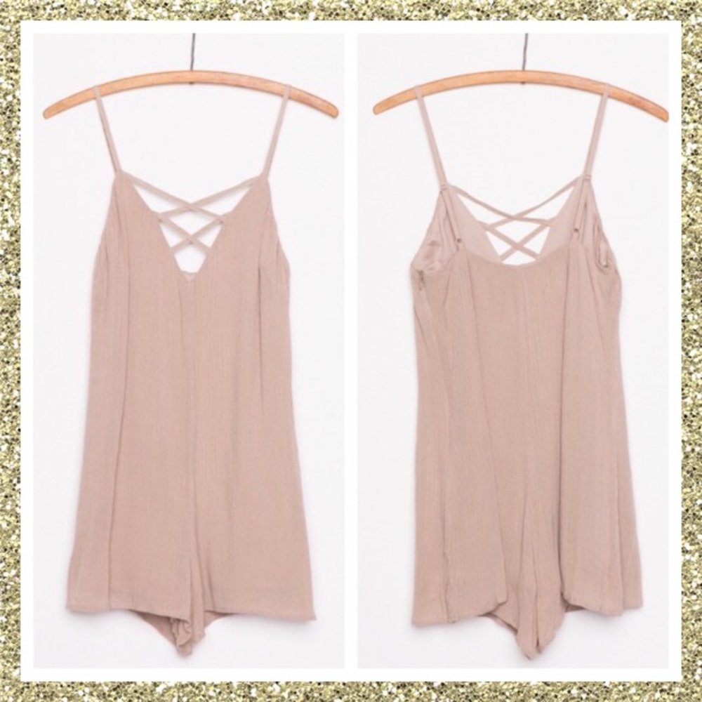 🌞✨Fun Summer Tan Romper